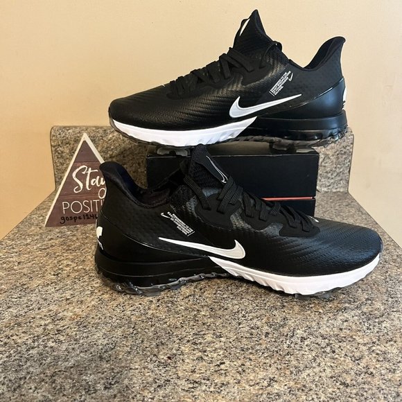 Nike Air Zoom Infinity Tour Flyknit Golf‎ Shoes Black CZ8301-077 Size 9 Wide - Picture 4 of 8